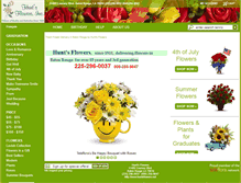 Tablet Screenshot of huntsflowers.net